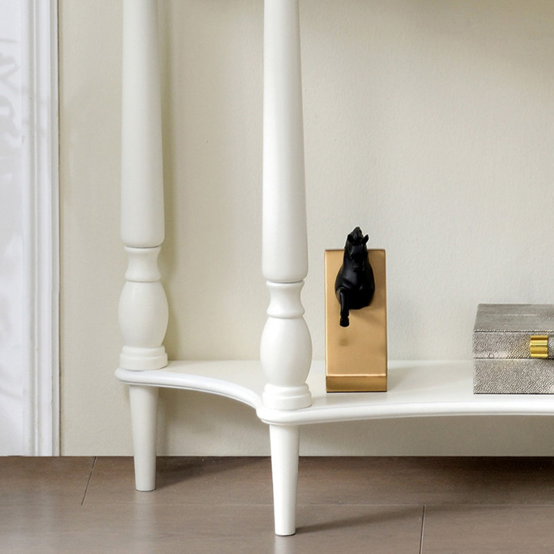 Cream Style Solid Wood Console Table