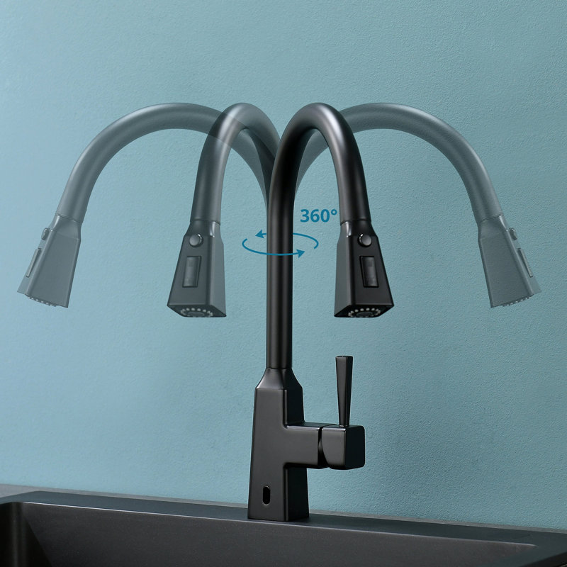 Robinet de cuisine sans contact, robinet de cuisine intelligent automatique mains libres