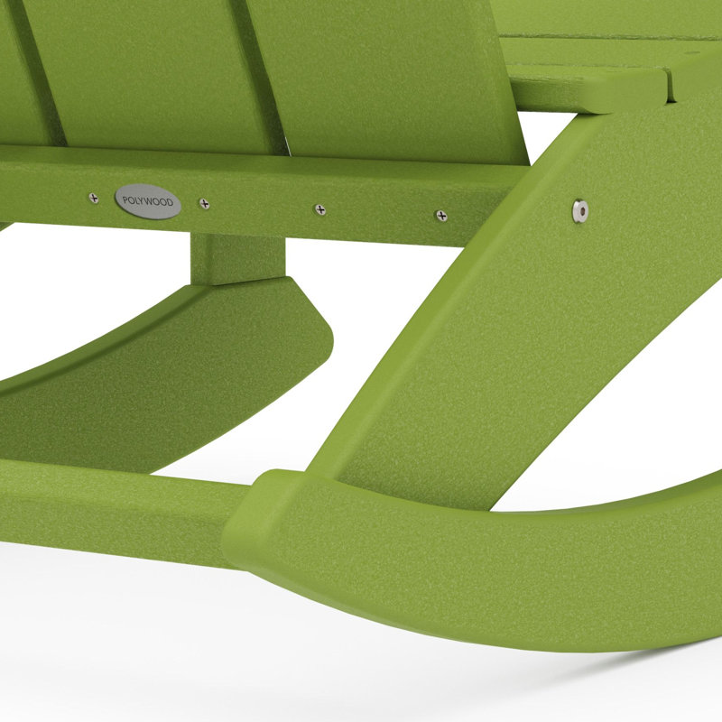 Chaise berçante Adirondack POLYWOOD, Limette