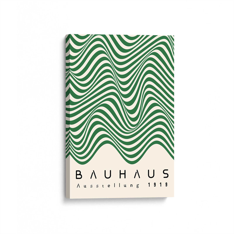 «Bauhaus Curves in Motion», reproduction sur toile, Toile tendue, H 12 po x l 8 po