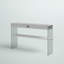 Console Allegonda avec 1 tiroir et structure en verre-1708180494