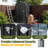 Outdoor Lockable 3 ft. W x 2 ft. D Metal Vertical Storage Shed