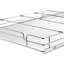 Tablette coulissante robuste pour garde-manger, rangement à tiroirs, fonctionnement silencieux et en douceur, organisateur en métal de haute qualité, taille d'installation, cadre en acier silencieux