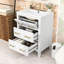 Modern Freestanding Bathroom Vanity with Ceramic Sink and Storage Drawers-773843892