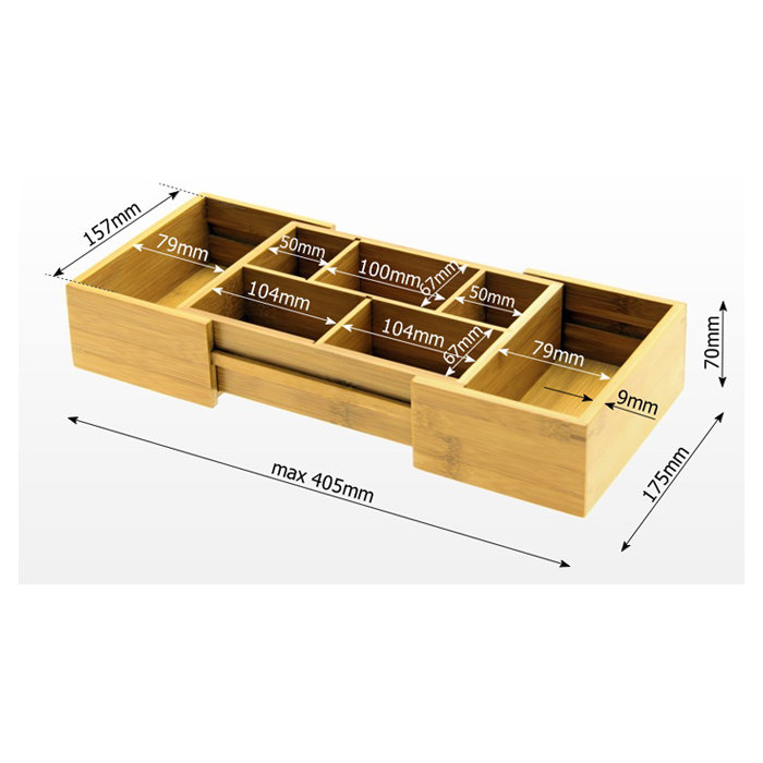 Delay Wood Stackable Desk Organiser