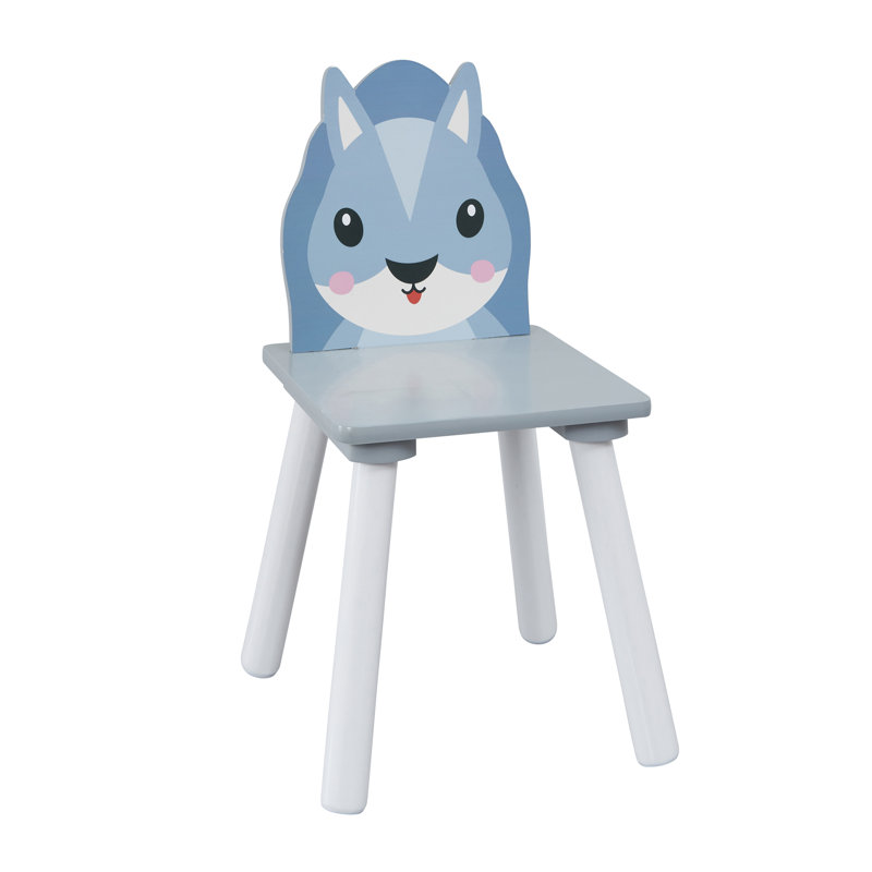 Kids Country Animals Table and 2 Chairs Set