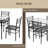 Abriannah 4 - Person Glass Top Four Leg Dining Set