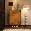 Armoire à chaussures en bois massif chinois-130019875