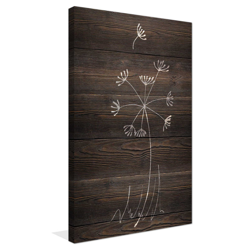 «Late Blooms II», impression, H 30 po x l 18 po x P 1 po, Toile tendue