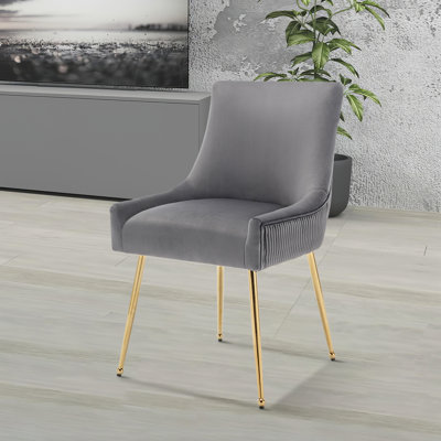 Ankeus 53 cm H Upholstered Velvet Armchair
