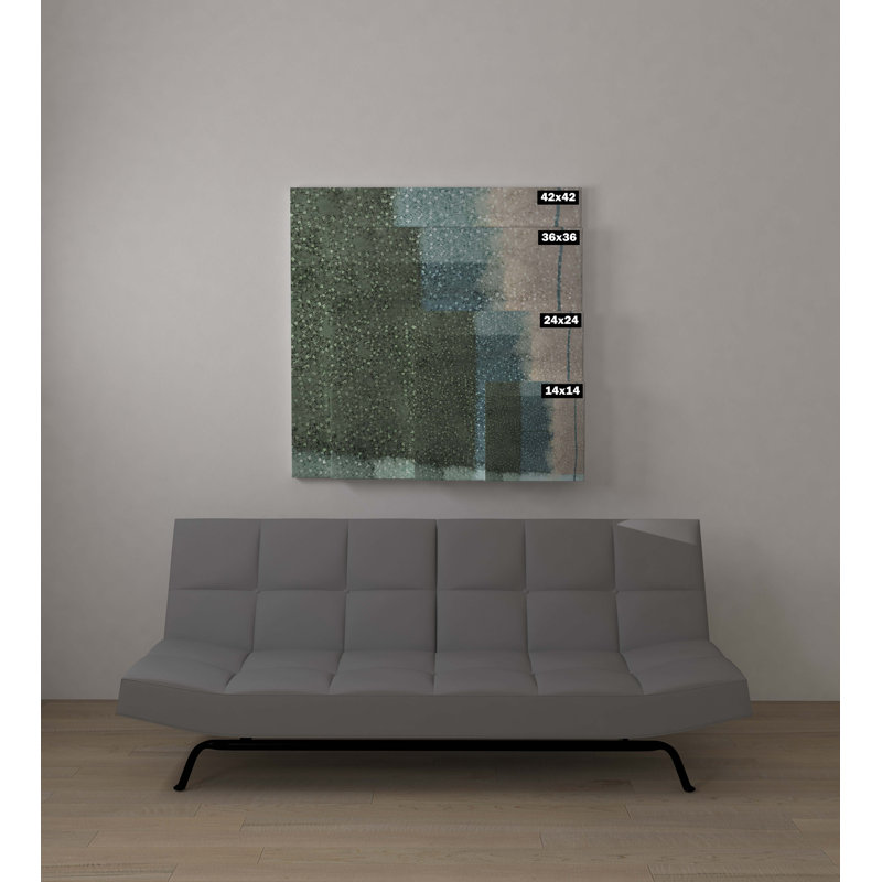 Kempt Number One, 14" H x 14" W x 2" D