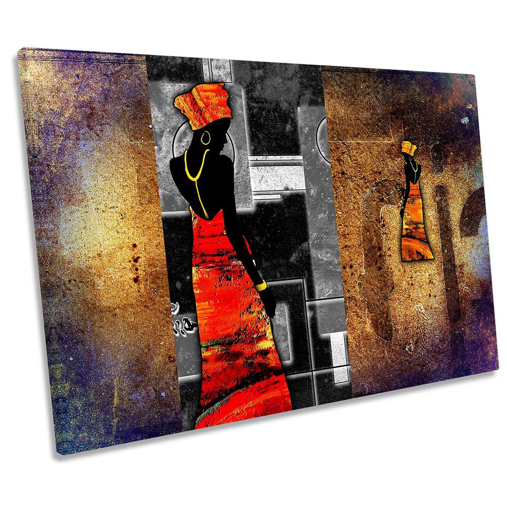 Tribal African Woman Graphic Art