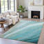 Tapis turquoise intérieur / extérieur lavable à la machine-111829139