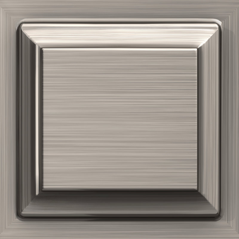 Accent levier levier et serrure de placard, Nickel antique