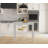 Rustic Ivory 42 Inch Rectangular Bar Table with Compact Seating for Four-728341211