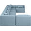 Canapé modulaire en similicuir de 7 pièces Houswerth-94884358