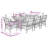  Garden Dining Set Grey, Dark Grey-1871785020-1871784994