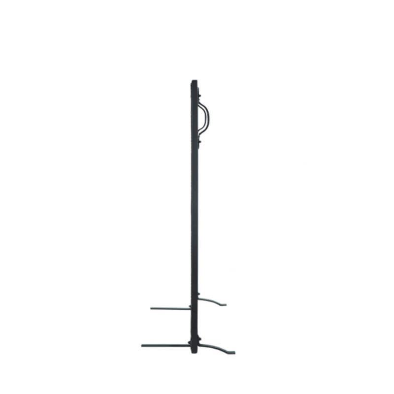 Prime 1 Panel Steel Fireplace Screen, 42.5" H x 41" W x 15" D