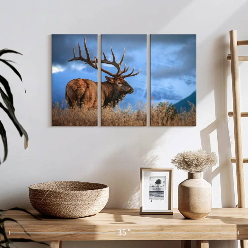 Majestic Bull Elk, 36" H x 57" W