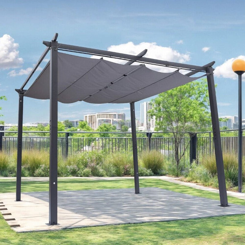 3m Outdoor Pergola With Roof, 3*4