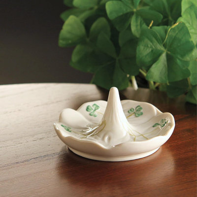Porte-anneau Shamrock - Fine Parian China