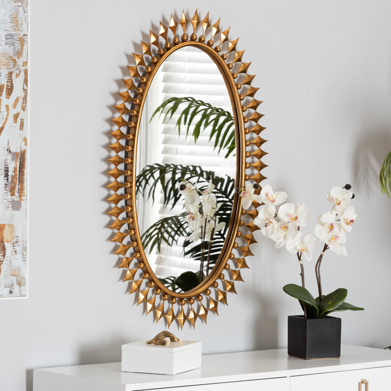 Mestwin Metal Flat Wall Mirror