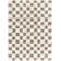 Haefner Checkered Machine Woven Polypropylene Area Rug in Brown