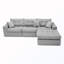 Canapé modulaire en L convertible-166363618