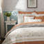 Décoration de chambre 9 pièces - Ensemble de literie corail en coton king - Coussins décoratifs