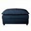 Canapés modulaires, canapé surdimensionné moderne en L pour salon, bricolage avec repose-pieds mobile | Bleu | Chenille-656501053