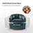 Guarracino 29.25" Top-Grain Leather Swivel Chair With Solid Wood Base Set Of 2-1233372443