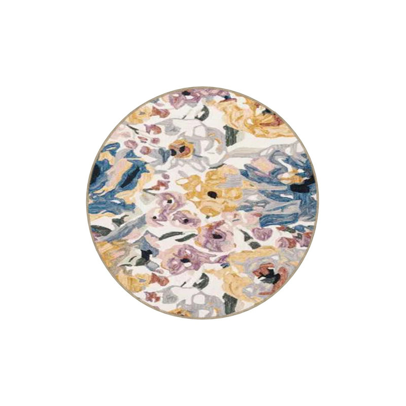 Tapis lavable pistolet tissé pastel, Rectangle 3 pi 4 po x 5 pi