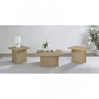 Ensemble de 3 tables basses Eldridge Latte