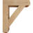 5 1/2"W x 32"D x 38"H Traditional Craftsman Smooth Bracket, Douglas Fir-93351230-93351231