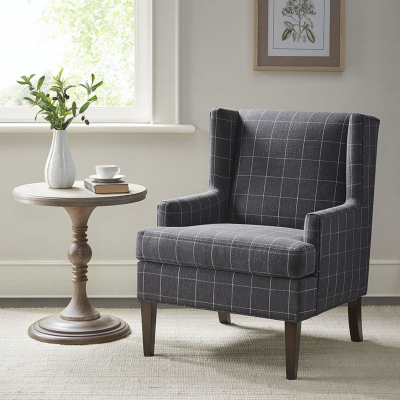 Chaise d'appoint Decker, Gris anthracite