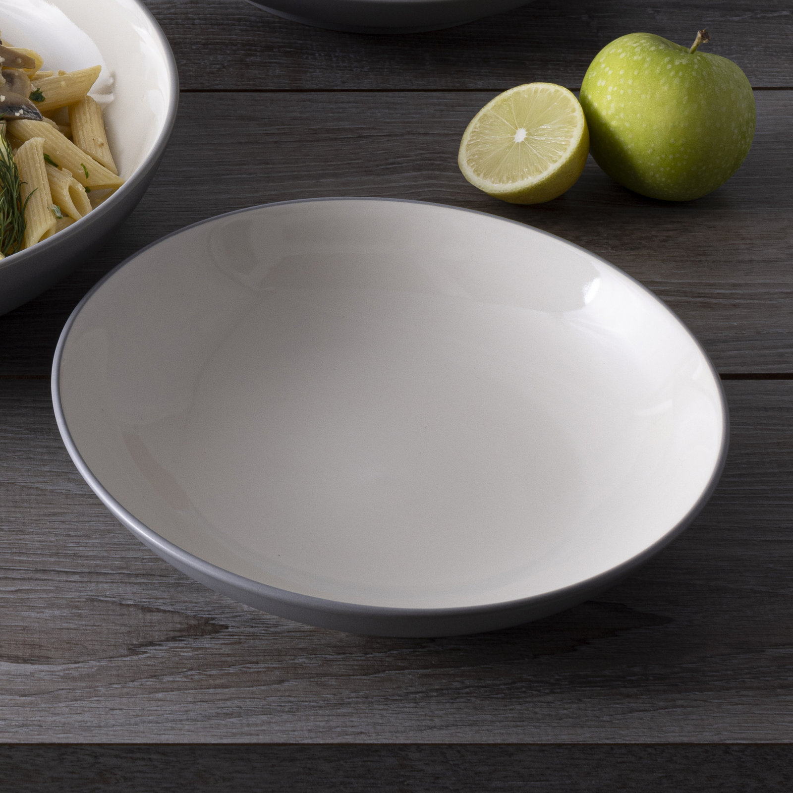 Noritake Colorwave Coupe Pasta Bowls, 9-1/4", 35 Oz., Slate