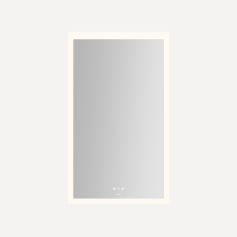 Instinct Lighted Rectangular Mirror, Perimeter Light Pattern, 24" x 40" x 7/8"