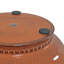 Ensemble de 2 pots à fleurs ronds pour l'extérieur en métal 14,5 po x 14,5 po x 11,25 po Ralen-84080805-84080806