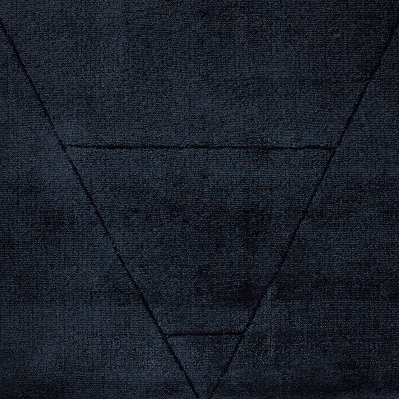 Sadzi Hand Carved Rug-Sadzi Navy-5'x8', Sadzi Navy, Rectangle 5' x 8'