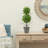 Artificial Eucalyptus Topiary in Planter-591767358