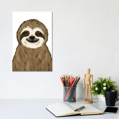 Sloth by Katie Bryant - Wrapped Canvas Painting