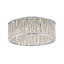 Plafonnier encastré cylindrique de style lustre à 7 lumières de 19 po Alezay
