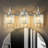 Gjystina 3-Light Dimmable Gold-Black/Chrome Crystal Vanity Light-2001491328-2001491334
