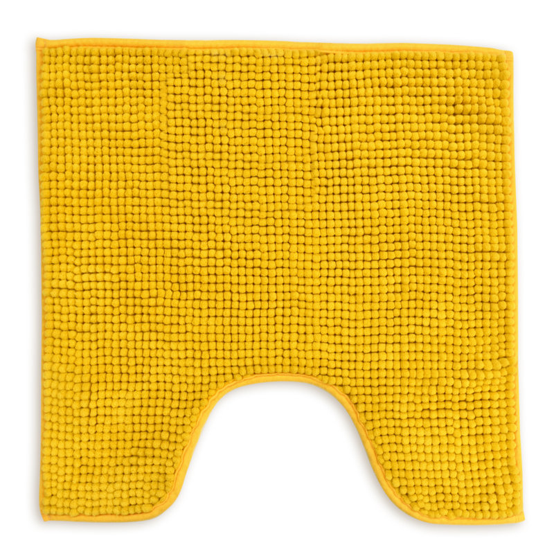 Busselton Shaggy Noodle Bath Mat 50x80, Ochre
