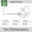 52" Wisp 3 - Blade LED Standard Ceiling Fan with Remote Control and Light Kit Included-56005327