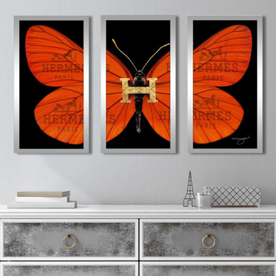 " Hermes Butterfly " by Jodi 3 - Pieces