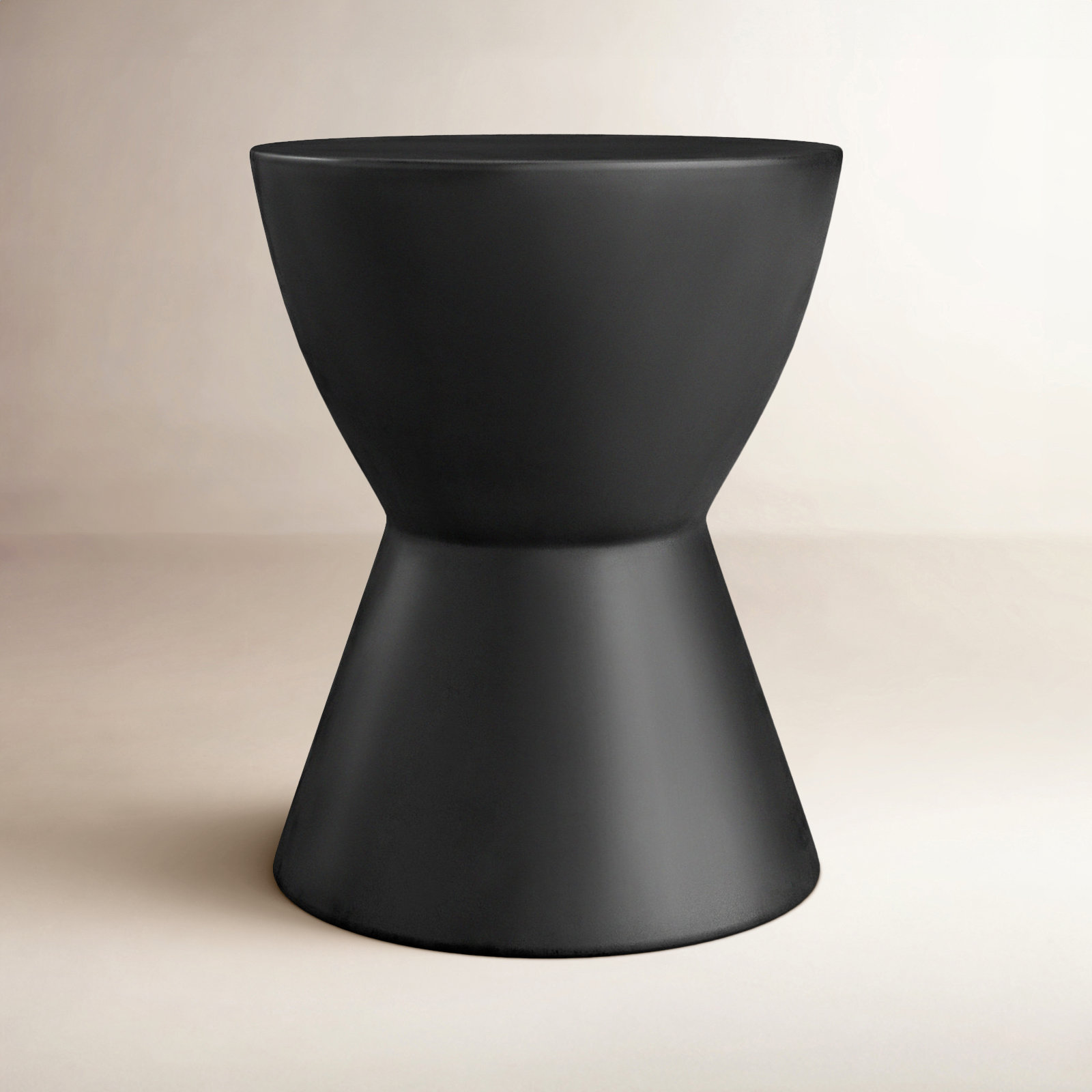 Perse End Table, Black