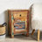 Steger Solid Wood Top End Table with Storage