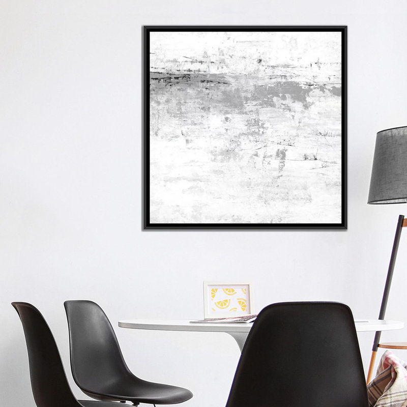 «Blizzard I», reproduction sur toile, Papier d'art encadré noir, H 24 po x l 24 po x P 1 po