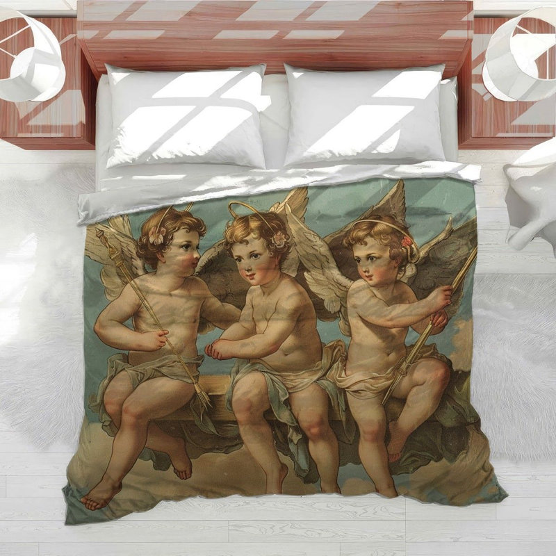 Édredon en mélange de coton, Édredon grand